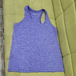 Under Armour Heathered Purple Racerback Tank